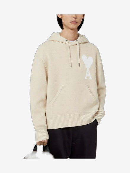 AMI PARIS Maglione Unisex Beige Felpa