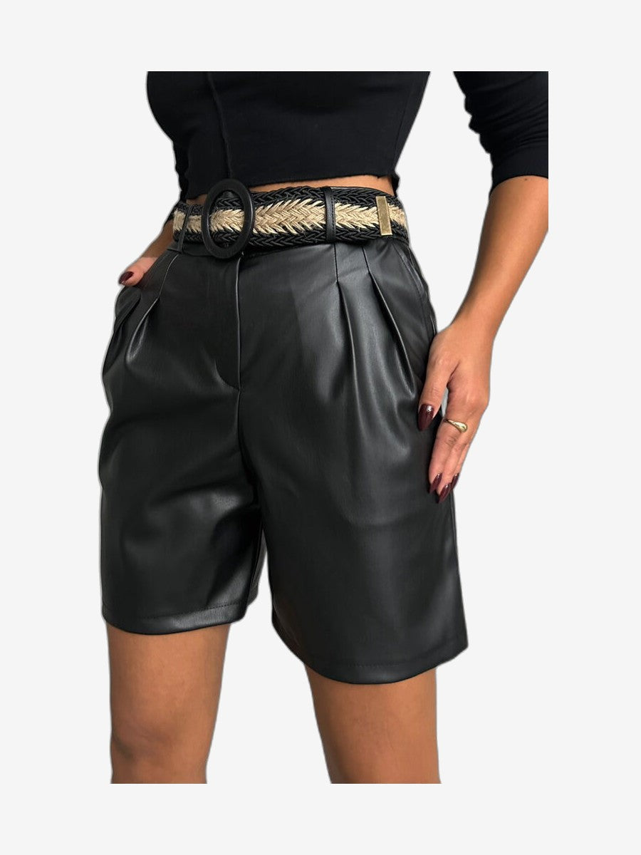 LONCA Short Femme Noir