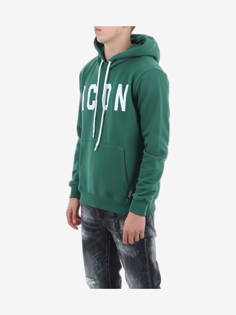 ICON Unisex Hoodie Schwarz Baumwolle