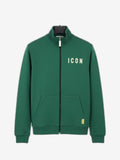 ICON Giacca Unisex Bianco Cotone Collo Alto