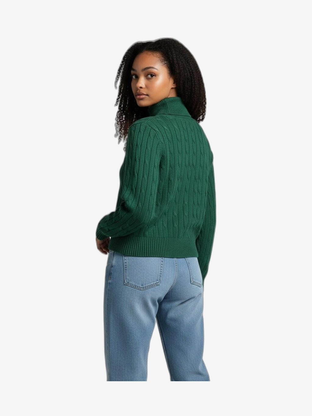 FRESH FLOWER Dolcevita Women's High Neck Green