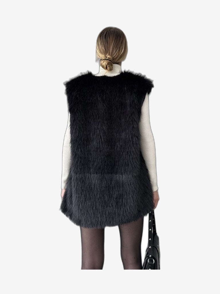 LONCA Women's Black Giubbotto