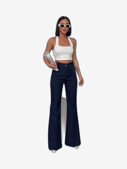LONCA Pantaloni Donna Blu