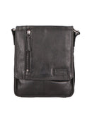 Genuine Leather Unisex Shoulder Bag - Eunoè Model - 21.6 inch