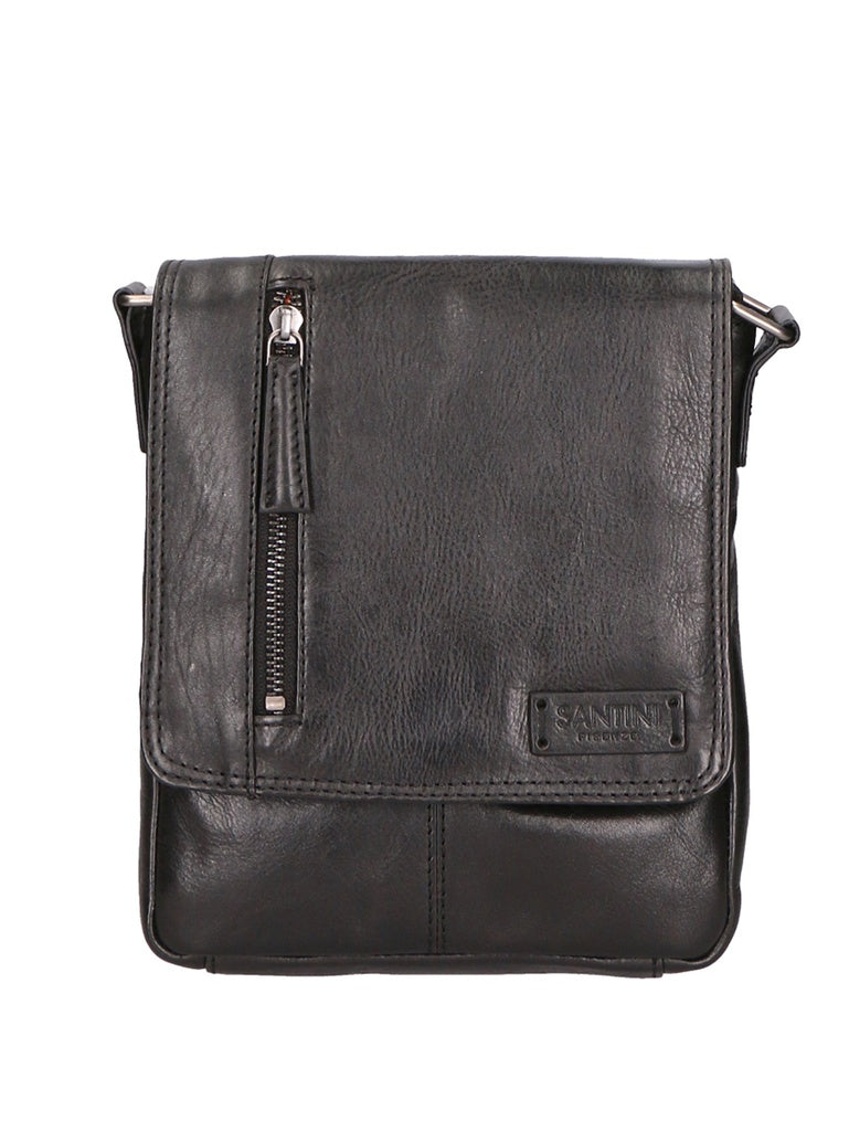 Genuine Leather Unisex Shoulder Bag - Eunoè Model - 21.6 inch