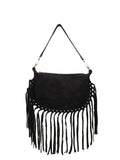 Women's Shoulder Bag - Made in Italy - Zefira Chic Model - Suede Leather