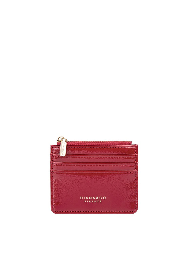 Women's Zip Cardholder - Sapphire Prime Design - PU Vegan Leather