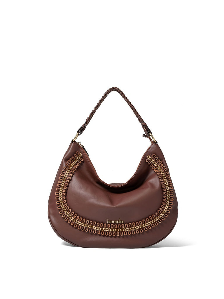 Women's Shoulder Bag - Elyna Model - 100% Leather
