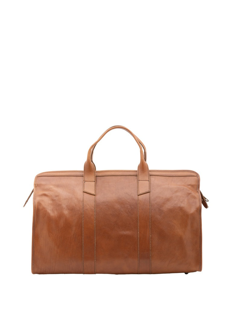 Unisex Genuine Leather Travel Bag - False Model - 100% Cotton