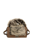 Women's Shoulder Bag - Silvana Pro Model - Genuine Leather + Calfhair