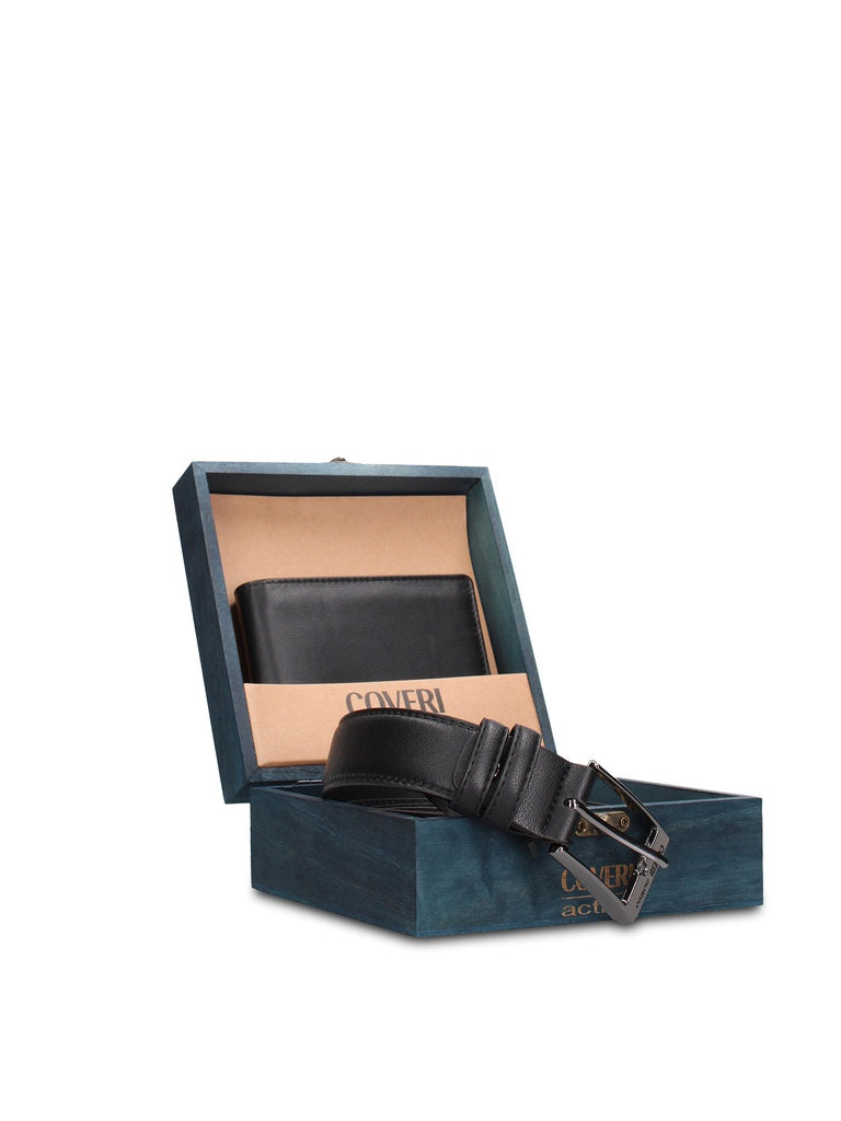 Men's Wallet and Belt Set - Erewhon Model - Genuine Leather