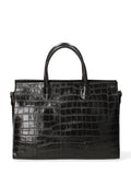 Women's Handbag Made in Italy - Selene Nova - Genuine Crocodile-Effect Leather