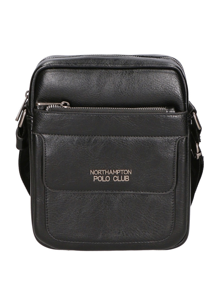 Men's PU Leather Shoulder Bag - Faux Design - Casual