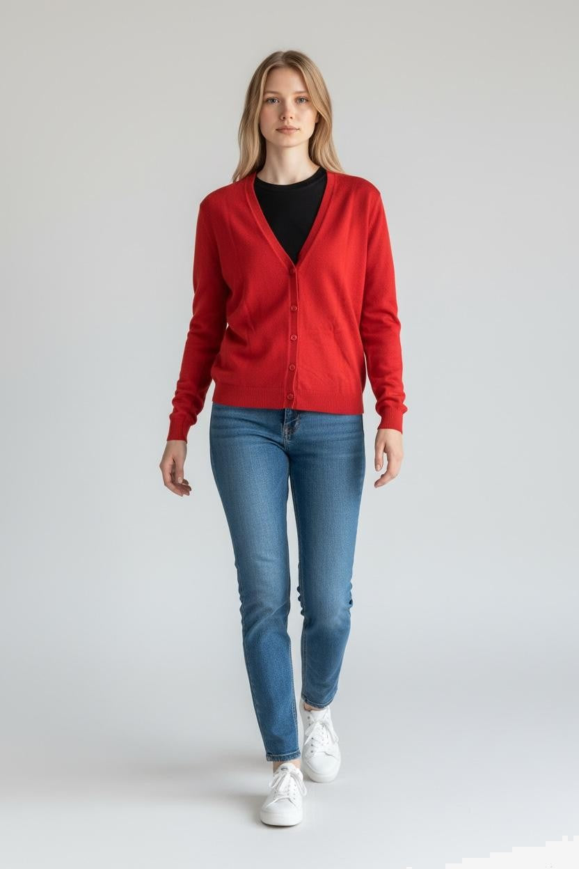 MARIUCCIA MILANO Cardigan Donna Blu Cotone