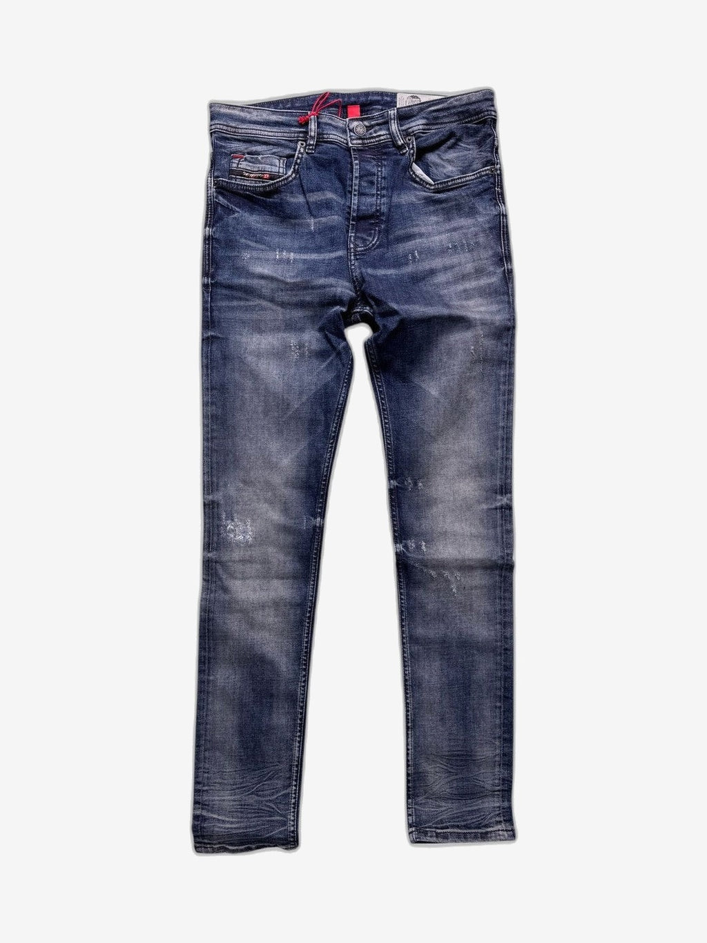 DIESEL Jeans Uomo Blu Cotone