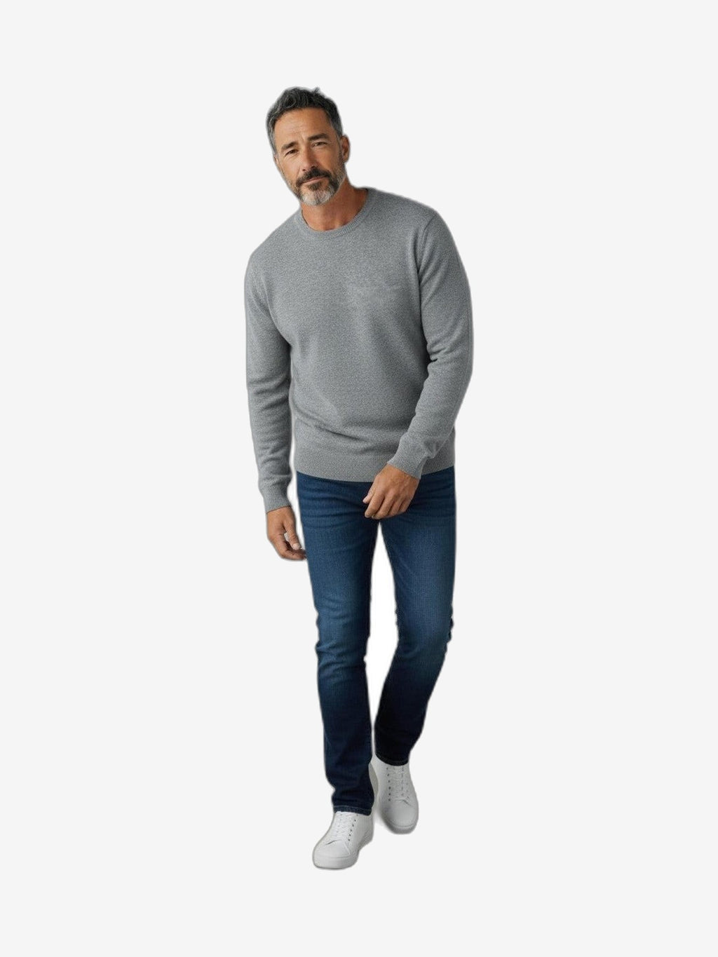 ICEBERG Men's Grey Crewneck Sweater