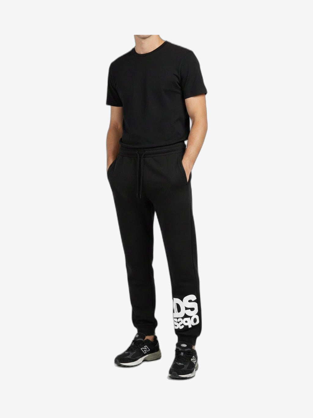 DS2 Unisex-Hose Schwarz Baumwolle