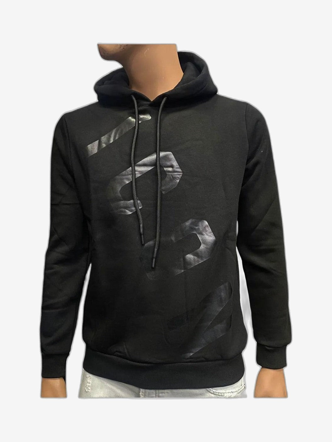 ICON Herren Hoodie Schwarz Baumwolle