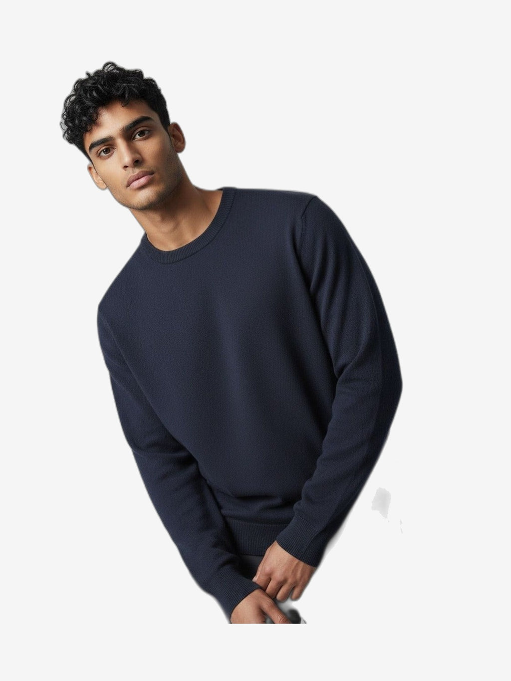 ICEBERG Rundhalsausschnitt Herren Blau Rundhalsausschnitt