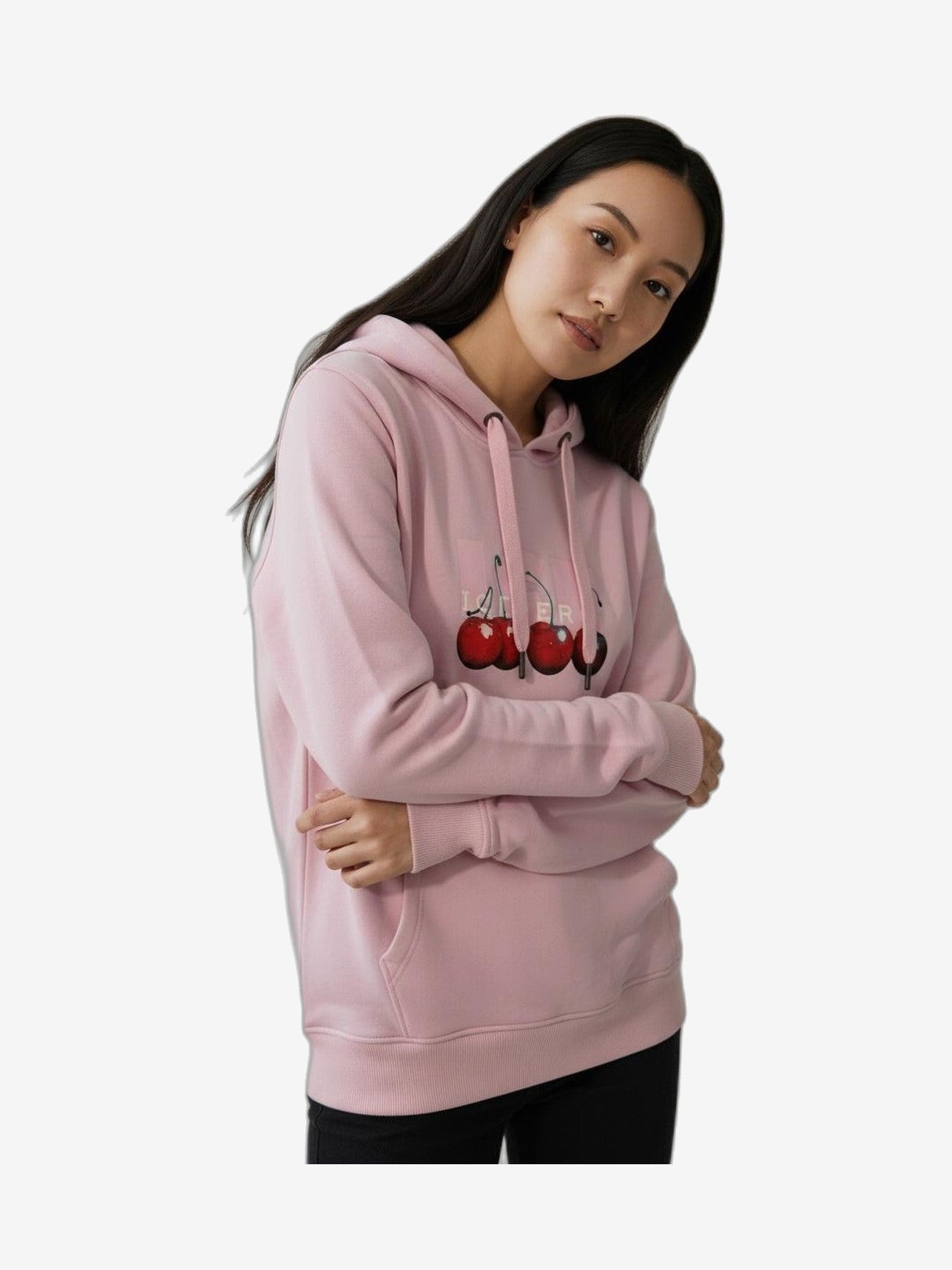 ICEBERG Damen Hoodie Rosa Baumwolle