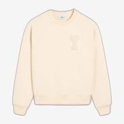 AMI PARIS Felpa Uomo Beige Felpa