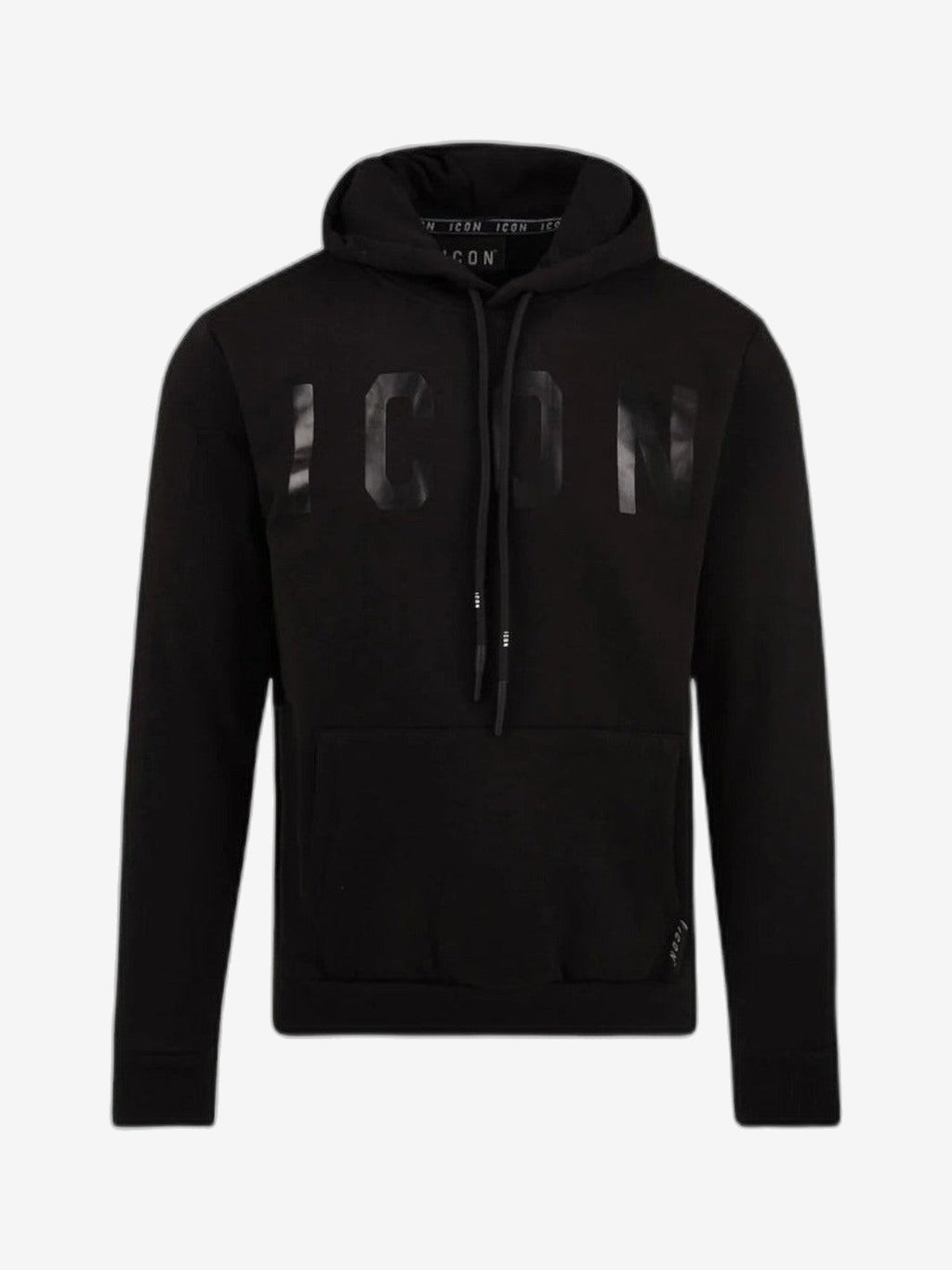 ICON Felpa Unisex Nero Cotone