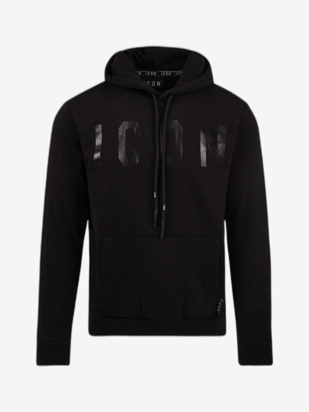 ICON Felpa Unisex Nero Cotone