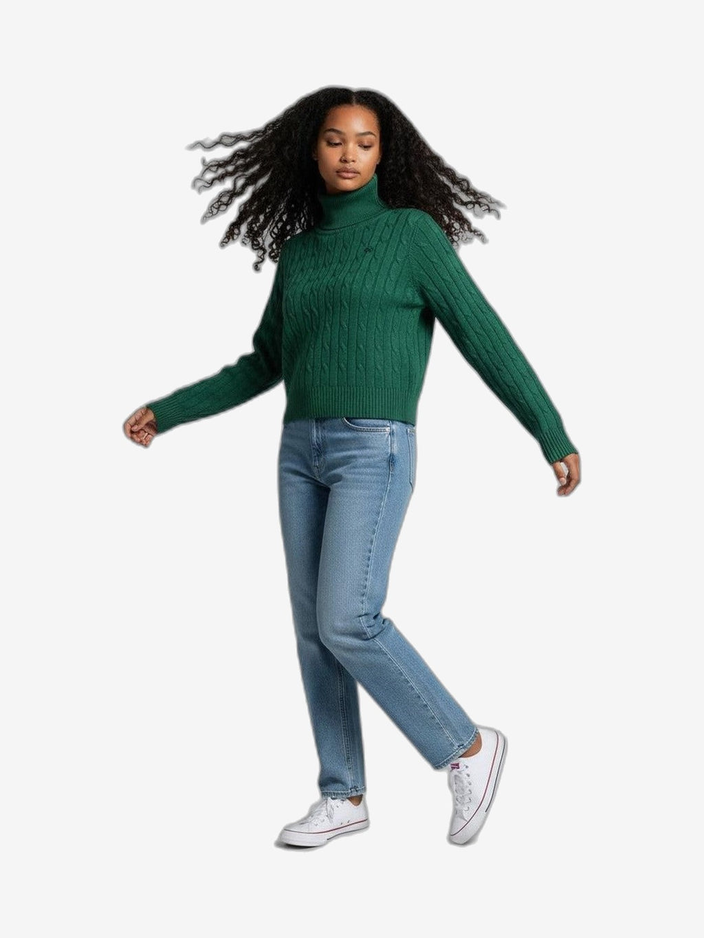 FRESH FLOWER Dolcevita Women's High Neck Green