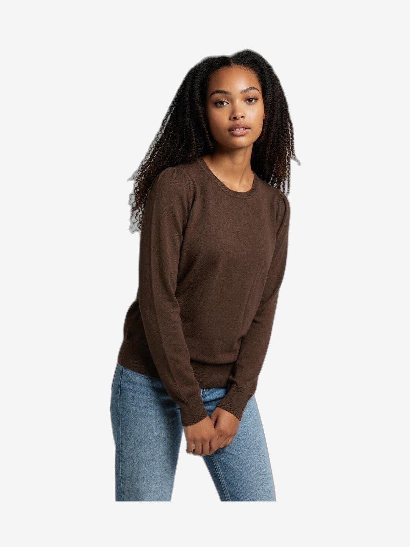FRESH FLOWER Dolcevita Femme Marron Coton Dolcevita