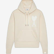 AMI PARIS Maglione Unisex Beige Felpa
