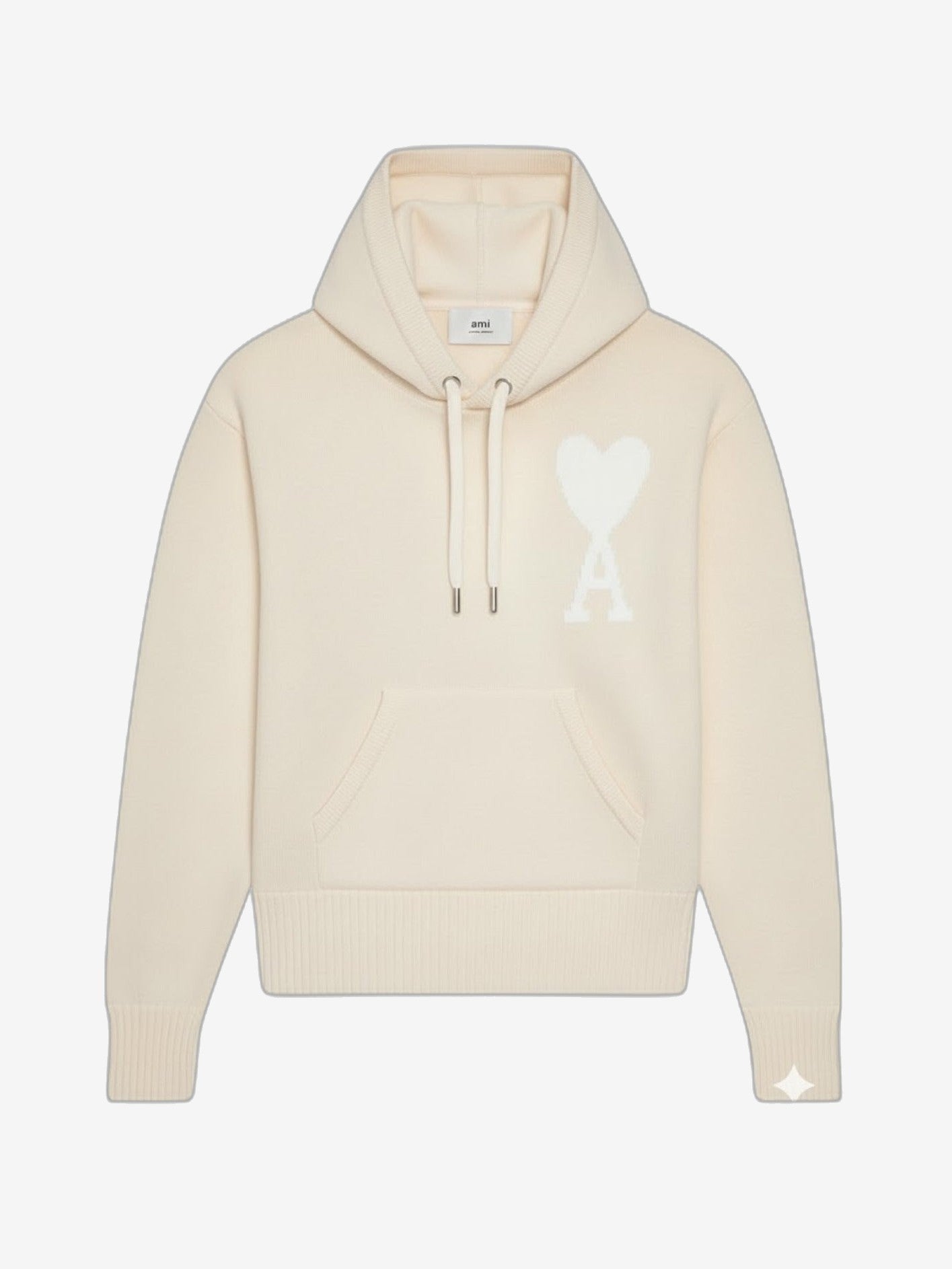 AMI PARIS Maglione Unisex Beige Felpa