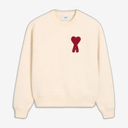 AMI PARIS Felpa Uomo Beige Felpa