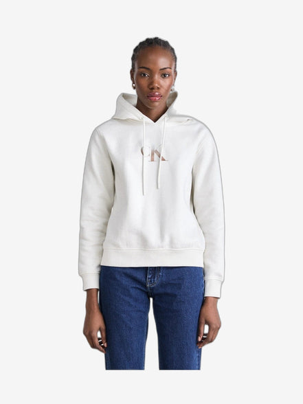 CALVIN KLEIN Felpa Donna Bianco Felpa