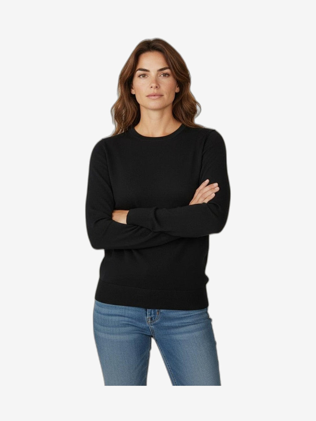 MARIUCCIA MILANO Cuello Redondo Mujer Azul Algodón Cuello Redondo