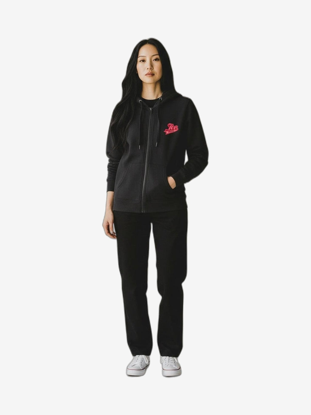 ICEBERG Felpa Donna Nero Cotone Zip
