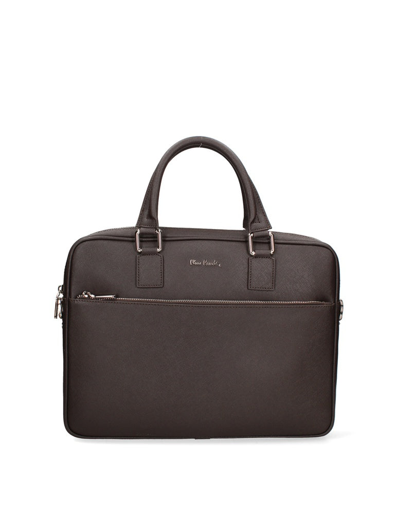Women's Work Bag - Genuine Leather - Polyester