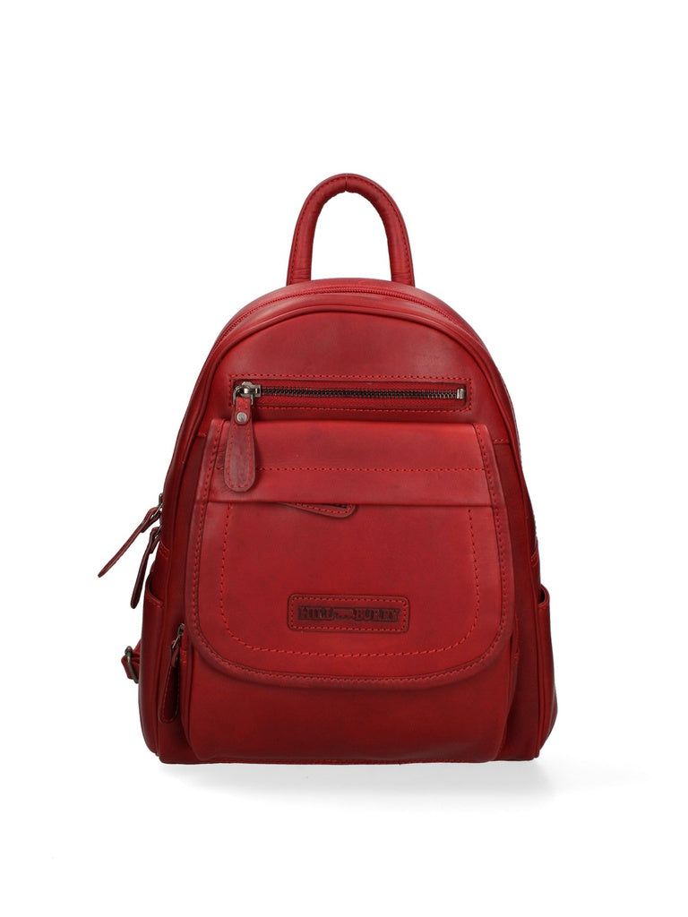 Men's Genuine Leather Backpack - False Model - 100% Calfskin Leather