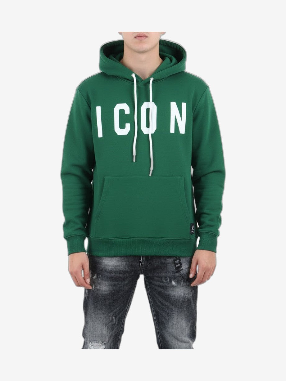 ICON Felpa Unisex Nero Cotone