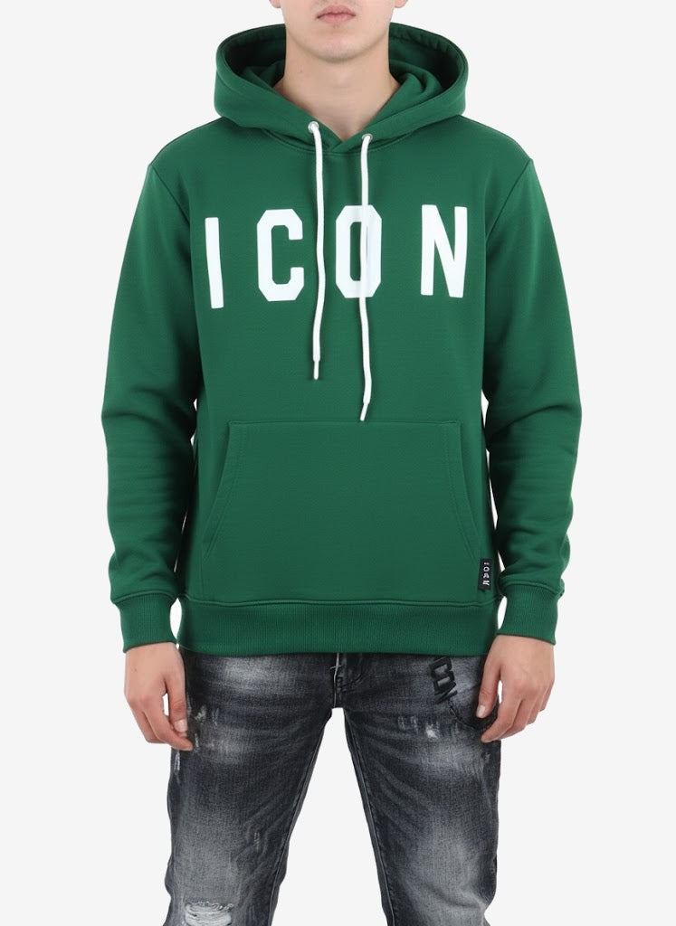 ICON Unisex Hoodie Schwarz Baumwolle