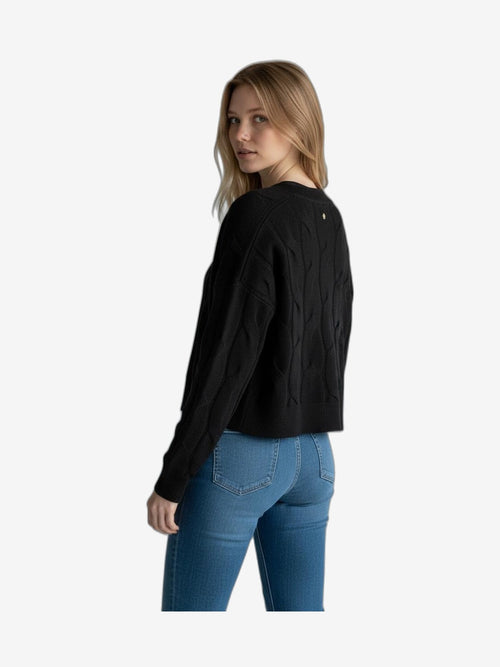 FRESH FLOWER Cardigan Damen Schwarz