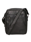 Unisex Italian Leather Shoulder Bag - Eburneo Chic - Genuine Leather