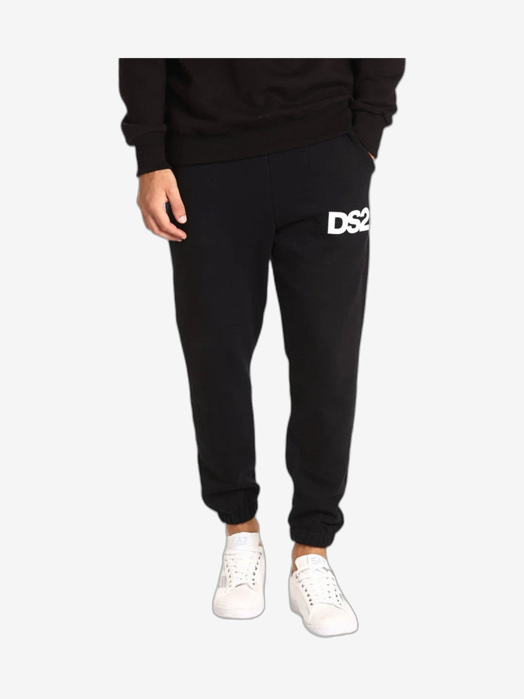 DS2 Pantaloni Uomo Nero Cotone