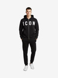 Veste ICON Homme Noir Coton Zip