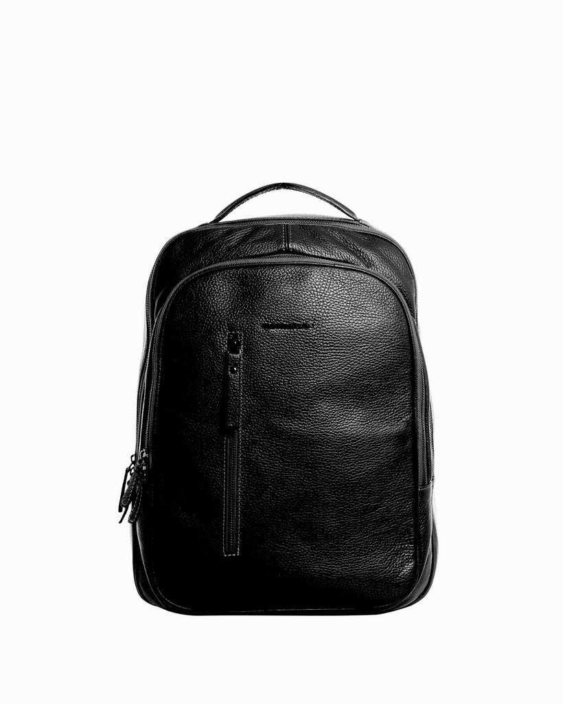 Men's Genuine Leather Backpack - Made in Italy - Work/Casual Style