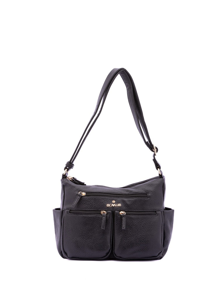 Women's Shoulder Bag - Eira Model - Faux Leather & Polyester