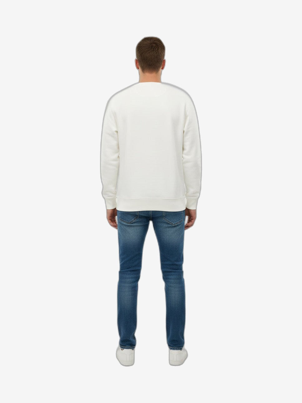 DS2 Unisex Sweatshirt Weiß Baumwolle
