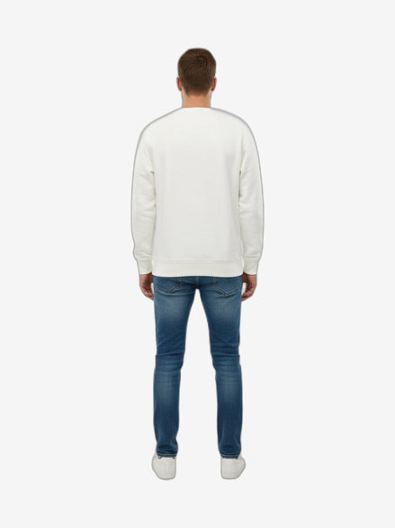 DS2 Felpa Unisex Bianco Cotone