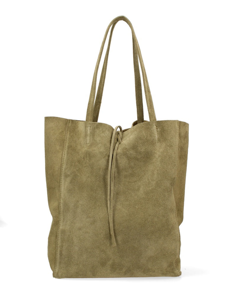 Women's Handbag Made in Italy - Lumena Prime Model - 100% Suede Leather