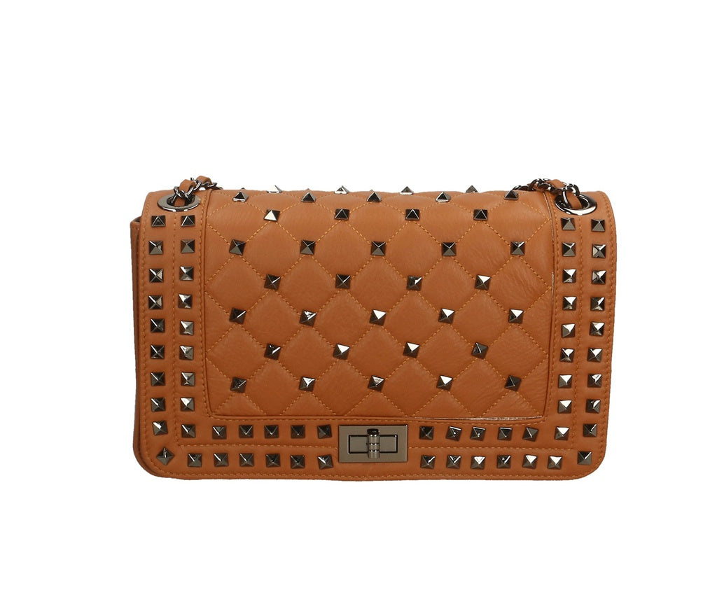 Women's Shoulder Bag - Made in Italy - Catania Model - Genuine Leather