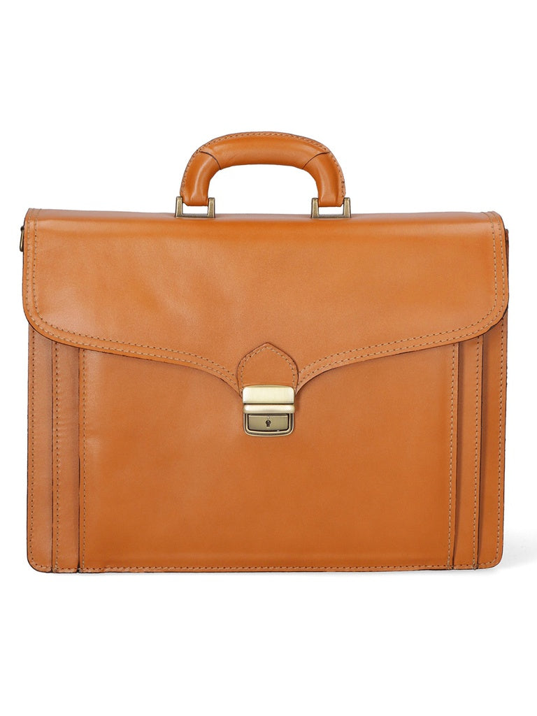 Men's Leather Work Bag - Nevio Model